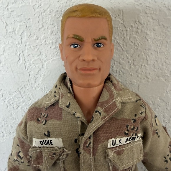 1991 GI Joe Duke 12" Desert Storm Figure Hasbro Camo Outfit - Picture 4 of 7